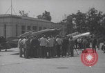 Image of Henry Ford with WWII planes Dearborn Michigan USA, 1940, second 8 stock footage video 65675079263