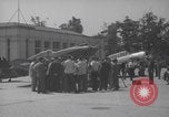 Image of Henry Ford with WWII planes Dearborn Michigan USA, 1940, second 9 stock footage video 65675079263