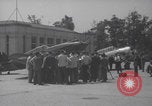 Image of Henry Ford with WWII planes Dearborn Michigan USA, 1940, second 10 stock footage video 65675079263