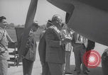 Image of Henry Ford with WWII planes Dearborn Michigan USA, 1940, second 16 stock footage video 65675079263