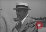 Image of Henry Ford with WWII planes Dearborn Michigan USA, 1940, second 27 stock footage video 65675079263