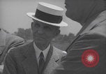 Image of Henry Ford with WWII planes Dearborn Michigan USA, 1940, second 30 stock footage video 65675079263