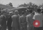 Image of Henry Ford with WWII planes Dearborn Michigan USA, 1940, second 32 stock footage video 65675079263