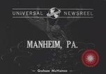 Standbild Zion Lutherische Kirche Denkmal Manheim Manheim Pennsylvania USA, 1940, aus Sekunde 1 historischem Filmmaterial Videoclip 65675079265