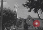 Standbild Zion Lutherische Kirche Denkmal Manheim Manheim Pennsylvania USA, 1940, aus Sekunde 5 historischem Filmmaterial Videoclip 65675079265