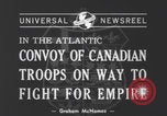 Image of Canadian Army WW2 ship deployment London London England United Kingdom, 1940, second 5 stock footage video 65675079270