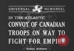 Image of Canadian Army WW2 ship deployment London London England United Kingdom, 1940, second 6 stock footage video 65675079270