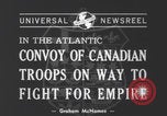 Image of Canadian Army WW2 ship deployment London London England United Kingdom, 1940, second 7 stock footage video 65675079270