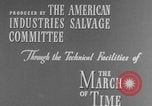 Image of steel production using scrap metal United States USA, 1944, second 20 stock footage video 65675079271