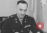 Image of Major General Lucius D Clay Washington DC USA, 1944, second 53 stock footage video 65675079276