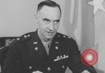 Image of Major General Lucius D Clay Washington DC USA, 1944, second 56 stock footage video 65675079276