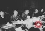 Image of USA-UK senior military officers meeting United States USA, 1944, second 10 stock footage video 65675079279