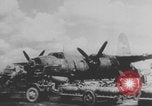 Image of B-17 bomber takeoff Europe, 1943, second 9 stock footage video 65675079287