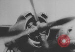 Image of B-17 bomber takeoff Europe, 1943, second 15 stock footage video 65675079287