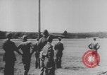 Image of B-17 bomber takeoff Europe, 1943, second 19 stock footage video 65675079287
