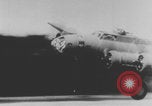 Image of B-17 bomber takeoff Europe, 1943, second 24 stock footage video 65675079287
