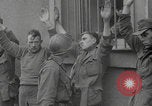Image of captured German troops frisked Cherbourg Normandy France, 1944, second 7 stock footage video 65675079292