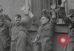 Image of captured German troops frisked Cherbourg Normandy France, 1944, second 8 stock footage video 65675079292