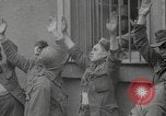 Image of captured German troops frisked Cherbourg Normandy France, 1944, second 10 stock footage video 65675079292