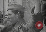 Image of captured German troops frisked Cherbourg Normandy France, 1944, second 17 stock footage video 65675079292