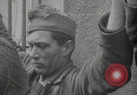 Image of captured German troops frisked Cherbourg Normandy France, 1944, second 19 stock footage video 65675079292