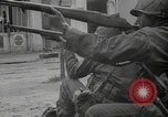 Image of captured German troops frisked Cherbourg Normandy France, 1944, second 23 stock footage video 65675079292