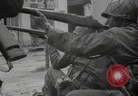 Image of captured German troops frisked Cherbourg Normandy France, 1944, second 24 stock footage video 65675079292