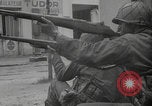 Image of captured German troops frisked Cherbourg Normandy France, 1944, second 27 stock footage video 65675079292