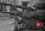 Image of captured German troops frisked Cherbourg Normandy France, 1944, second 28 stock footage video 65675079292
