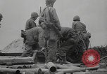 Image of USA soldiers fire artillery Browning machine guns Cherbourg Normandy France, 1944, second 6 stock footage video 65675079294