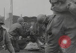Image of USA soldiers fire artillery Browning machine guns Cherbourg Normandy France, 1944, second 7 stock footage video 65675079294