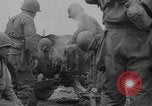 Image of USA soldiers fire artillery Browning machine guns Cherbourg Normandy France, 1944, second 8 stock footage video 65675079294