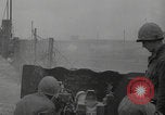 Image of USA soldiers fire artillery Browning machine guns Cherbourg Normandy France, 1944, second 20 stock footage video 65675079294