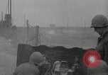 Image of USA soldiers fire artillery Browning machine guns Cherbourg Normandy France, 1944, second 27 stock footage video 65675079294