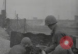 Image of USA soldiers fire artillery Browning machine guns Cherbourg Normandy France, 1944, second 29 stock footage video 65675079294
