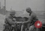 Image of USA soldiers fire artillery Browning machine guns Cherbourg Normandy France, 1944, second 32 stock footage video 65675079294