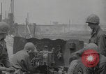 Image of USA soldiers fire artillery Browning machine guns Cherbourg Normandy France, 1944, second 35 stock footage video 65675079294