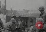 Image of USA soldiers fire artillery Browning machine guns Cherbourg Normandy France, 1944, second 36 stock footage video 65675079294
