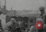 Image of USA soldiers fire artillery Browning machine guns Cherbourg Normandy France, 1944, second 37 stock footage video 65675079294