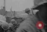 Image of USA soldiers fire artillery Browning machine guns Cherbourg Normandy France, 1944, second 41 stock footage video 65675079294