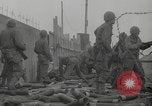 Image of USA soldiers fire artillery Browning machine guns Cherbourg Normandy France, 1944, second 42 stock footage video 65675079294