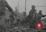 Image of USA soldiers fire artillery Browning machine guns Cherbourg Normandy France, 1944, second 45 stock footage video 65675079294