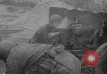 Image of USA soldiers fire artillery Browning machine guns Cherbourg Normandy France, 1944, second 50 stock footage video 65675079294