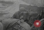 Image of USA soldiers fire artillery Browning machine guns Cherbourg Normandy France, 1944, second 54 stock footage video 65675079294