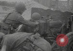 Image of USA soldiers fire artillery Browning machine guns Cherbourg Normandy France, 1944, second 55 stock footage video 65675079294