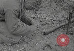 Image of Bangalore torpedo clearing mine field Cherbourg Cherbourg Normandy France, 1944, second 5 stock footage video 65675079295