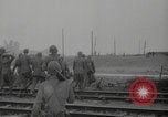 Image of Bangalore torpedo clearing mine field Cherbourg Cherbourg Normandy France, 1944, second 11 stock footage video 65675079295