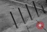 Image of Spiked gun road obstacle demolition Cherbourg Normandy France, 1944, second 7 stock footage video 65675079297