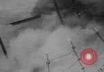 Image of Spiked gun road obstacle demolition Cherbourg Normandy France, 1944, second 9 stock footage video 65675079297