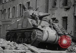 Image of Spiked gun road obstacle demolition Cherbourg Normandy France, 1944, second 13 stock footage video 65675079297
